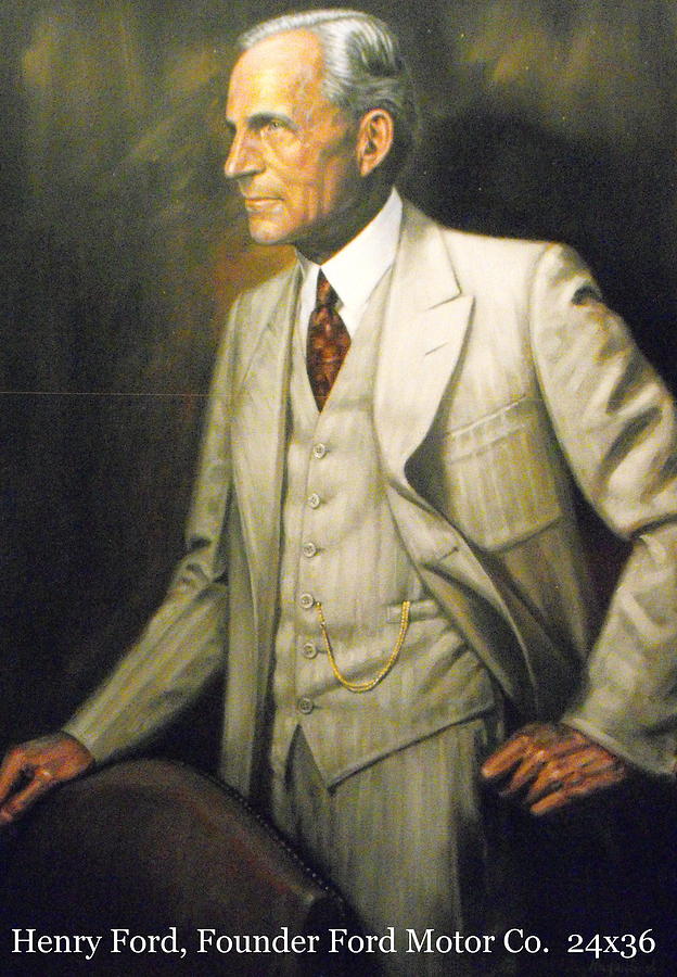 Henry Ford Painting by Joseph Hagenbuch - Fine Art America