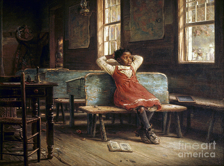 Kept In, 1888 Painting by Edward Lamson Henry