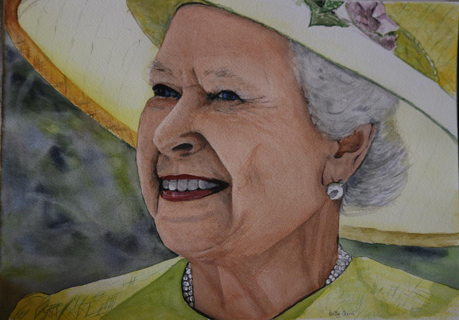 Her Majesty Painting by Betty-Anne McDonald