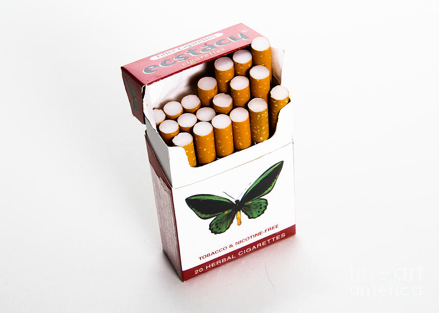 Herbal Cigarettes Photograph by Photo Researchers