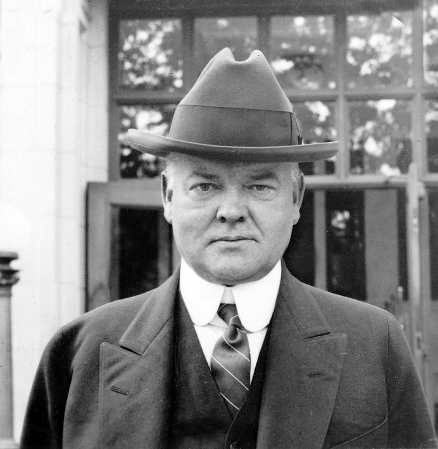 Herbert Hoover - President of the United States of America - c 1924 Photograph by International  Images