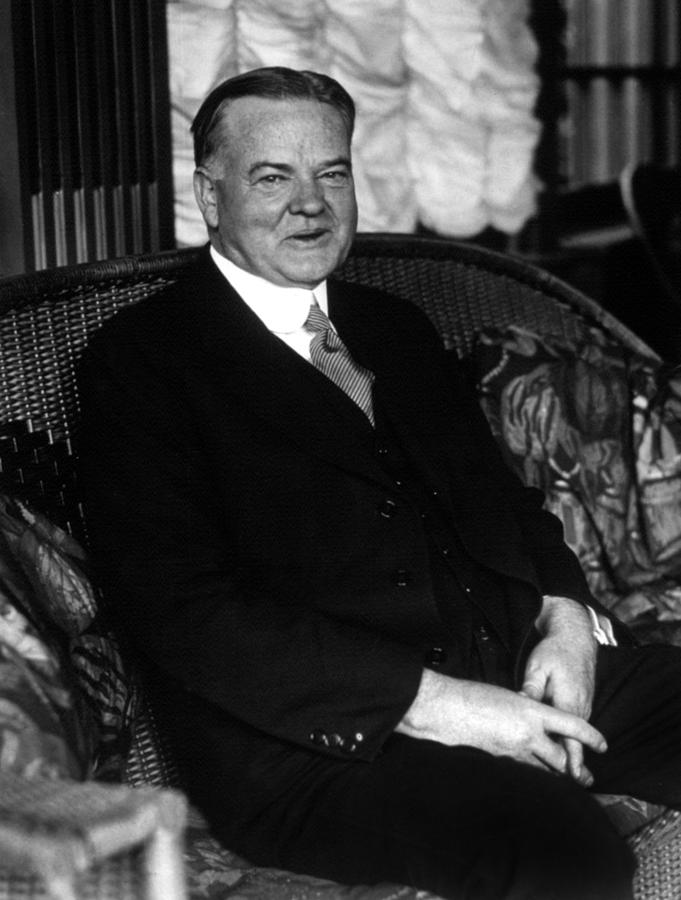 Portrait Photograph - Herbert Hoover, 1928 by Everett