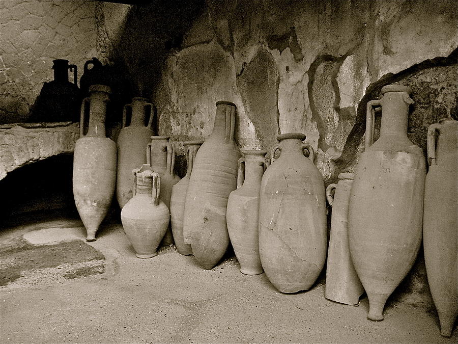 Herculaneum Pottery Photograph by Eric Tressler