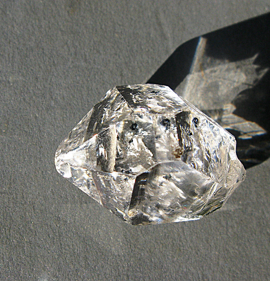 Herkimer diamond Photograph by Andonis Katanos