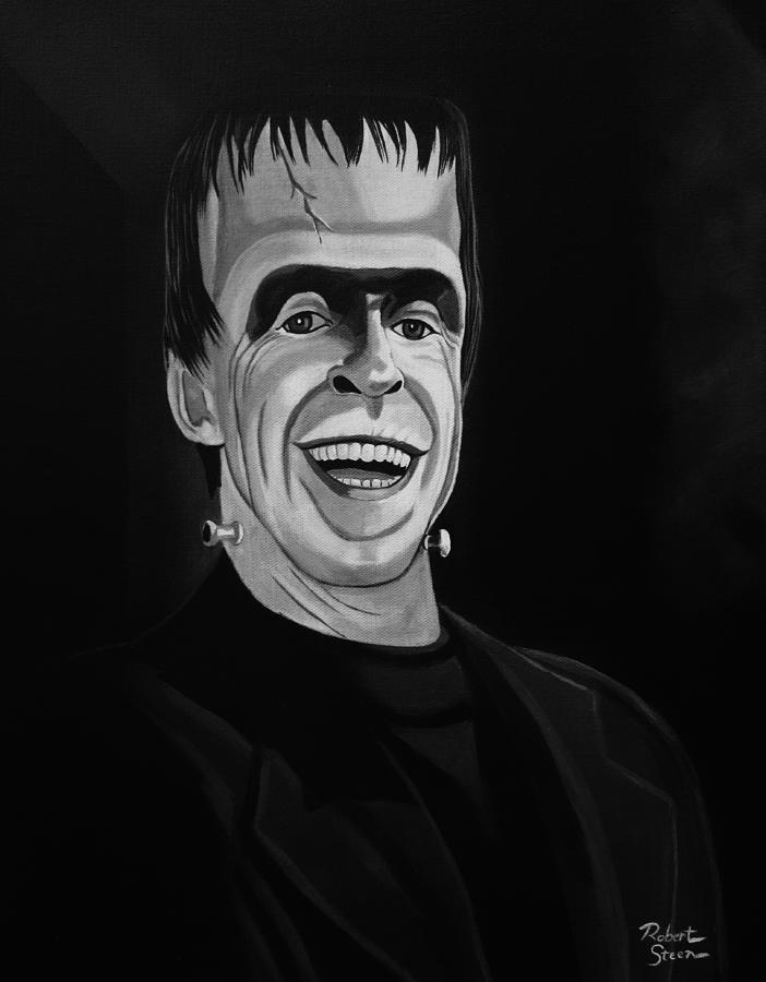 Herman Munster Painting by Robert Steen - Pixels