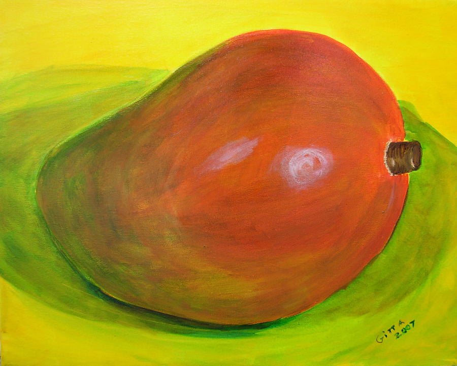 Hey Mango Painting by Gitta Brewster