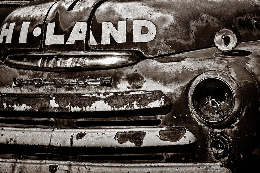 Hi-Land  -BW Photograph by Christopher Holmes