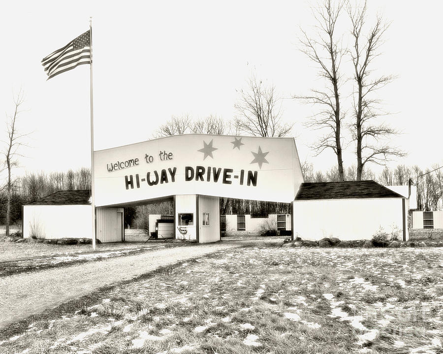 Hi-Way Drive-In Photograph by Terry Doyle