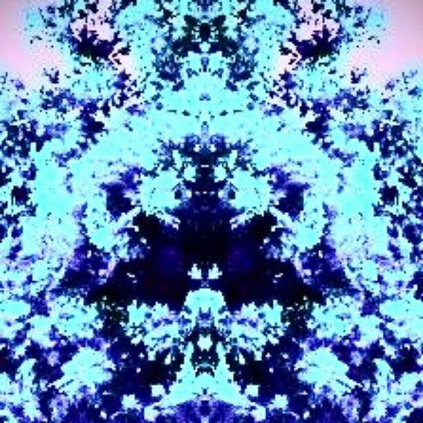 Abstract Photograph - Hidden Genie #blue #abstract #android by Marianne Dow