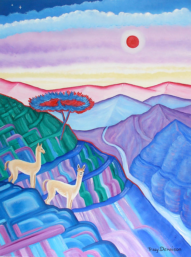 High Altitude Painting by Tracy Dennison