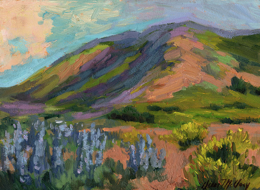 High Desert Spring Painting by Diane McClary