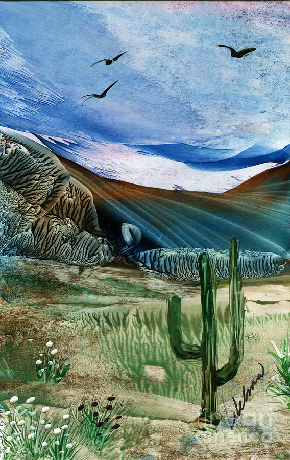 High Desert Painting by Wilma Lopez
