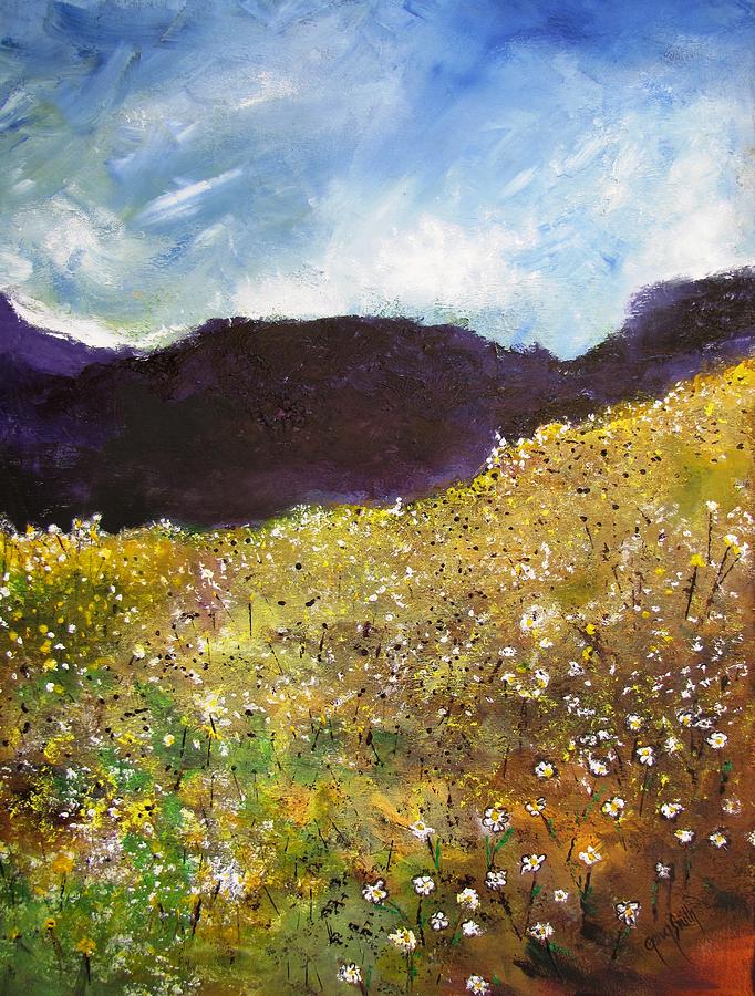 High Field of Flowers Painting by Gary Smith