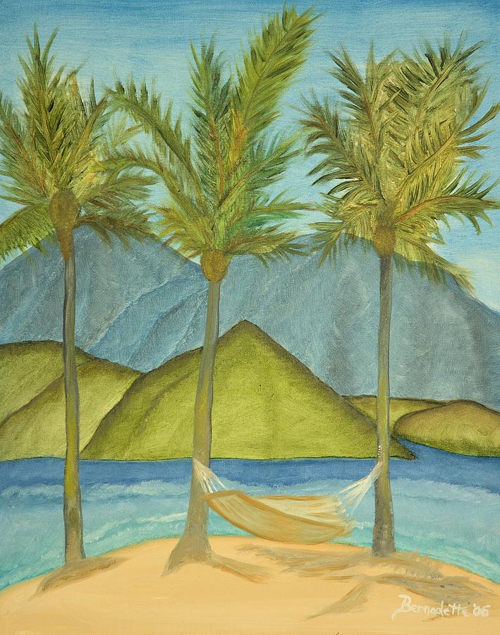 High Noon In Paradise Painting by Bernadette Krupa