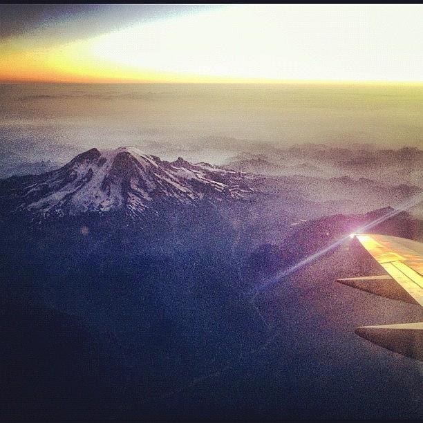 Sunset Photograph - High on Mt Rainier  by Chris Fabregas