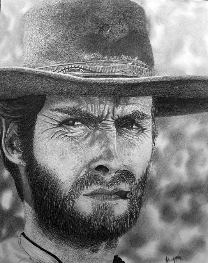 High plains drifter Drawing by Aaron Freeman - Fine Art America