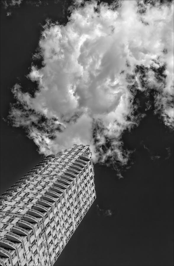 High Rise and Clouds Photograph by Robert Ullmann