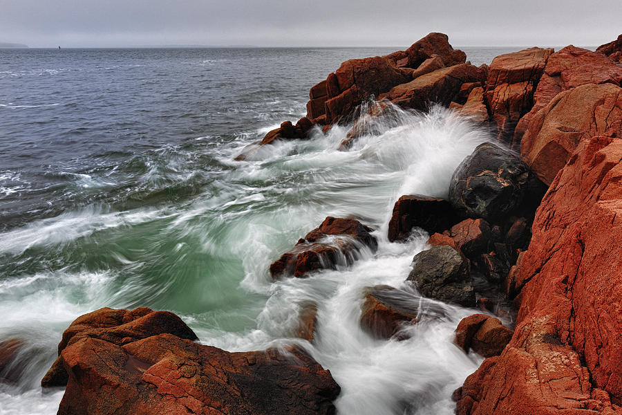 Acadia National Park Photograph - HIgh Tide at Bass Harbor Head by Rick Berk
