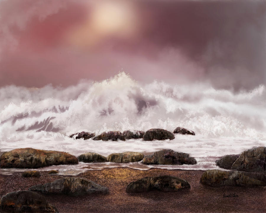 High Tide Painting by Sena Wilson