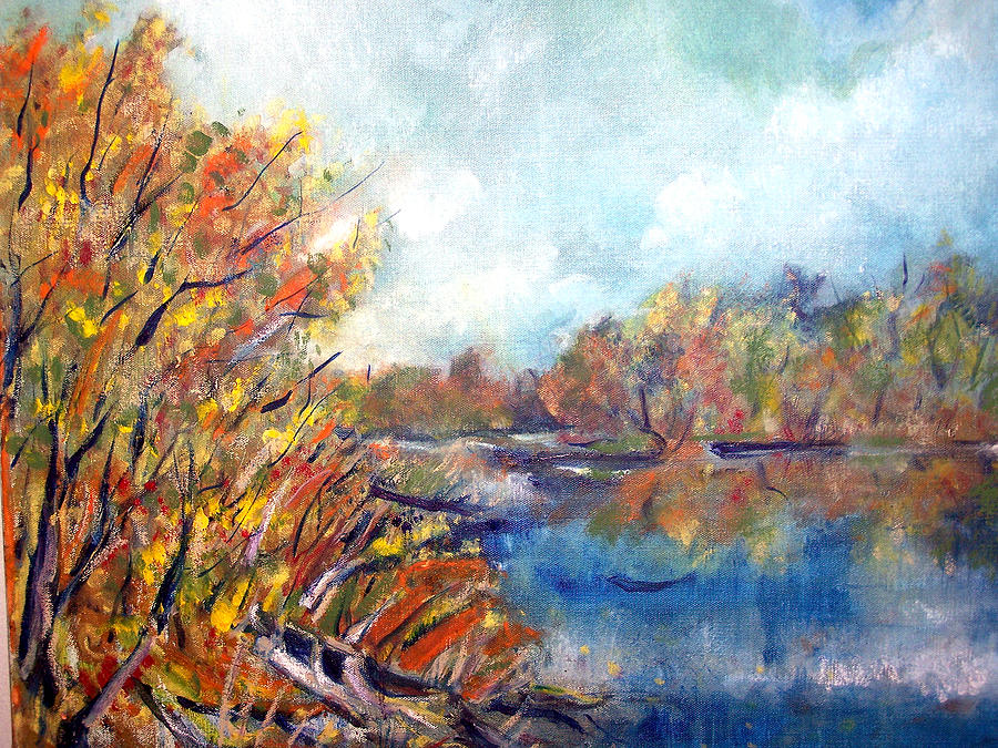Highbridge Slough 2 Painting by Jon Shepodd Highbridge Slough 2 Painting by Jon Shepodd