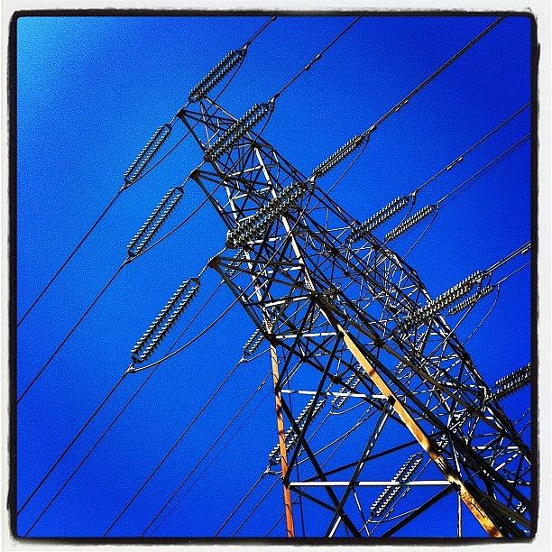 Instagram Photograph - #highvoltage #230kv #transmission by Juan Guevara