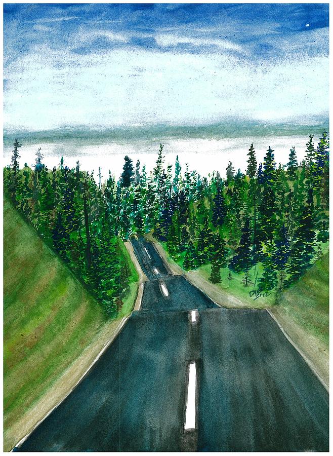 Highway Painting by David Bartsch