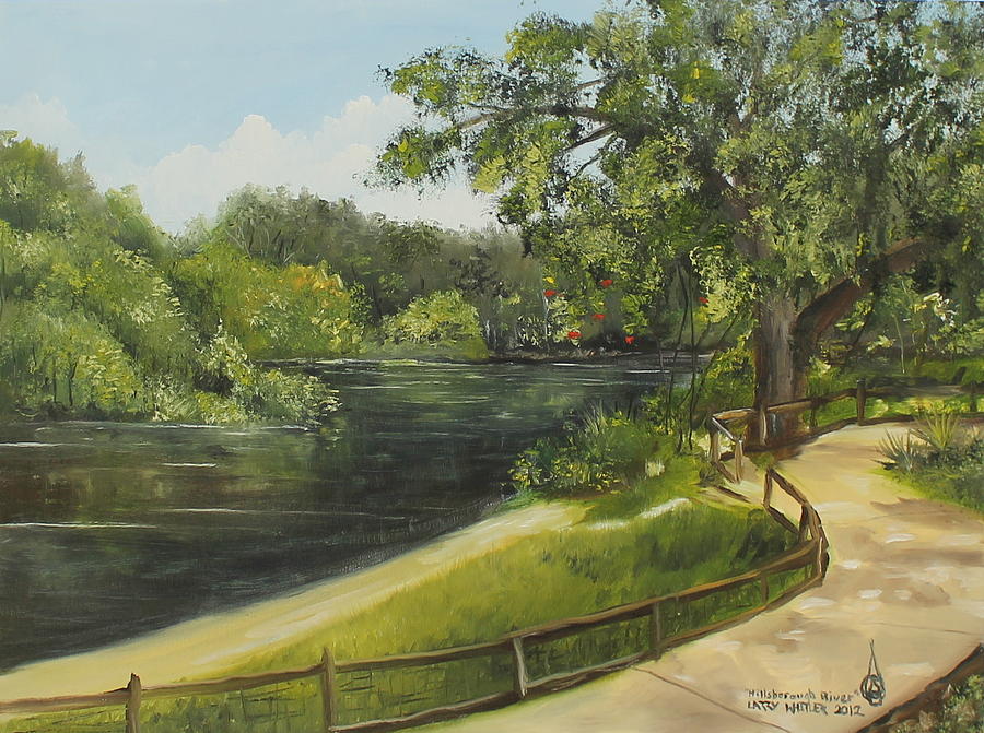 Hillsborough River Painting by Larry Whitler