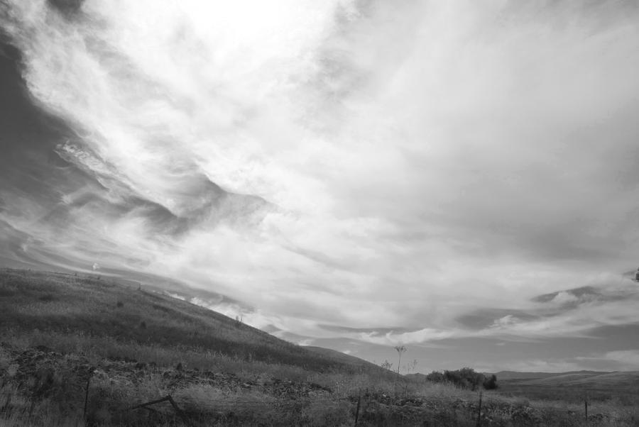 Hillside meets Sky Photograph by Kathleen Grace