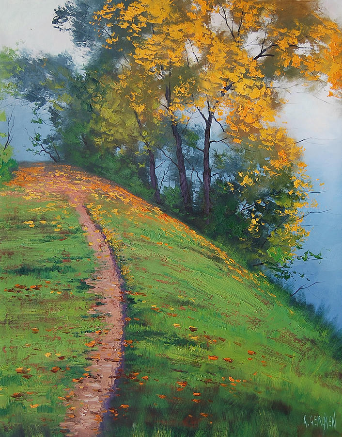 Hillside Trail Painting