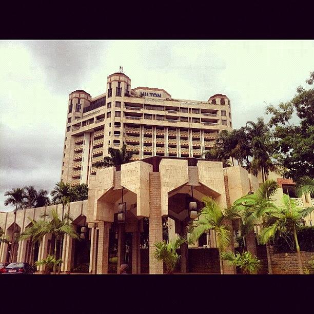 Architecture Photograph - #hilton Yaounde At Cameroon, #africa by Luis Alberto