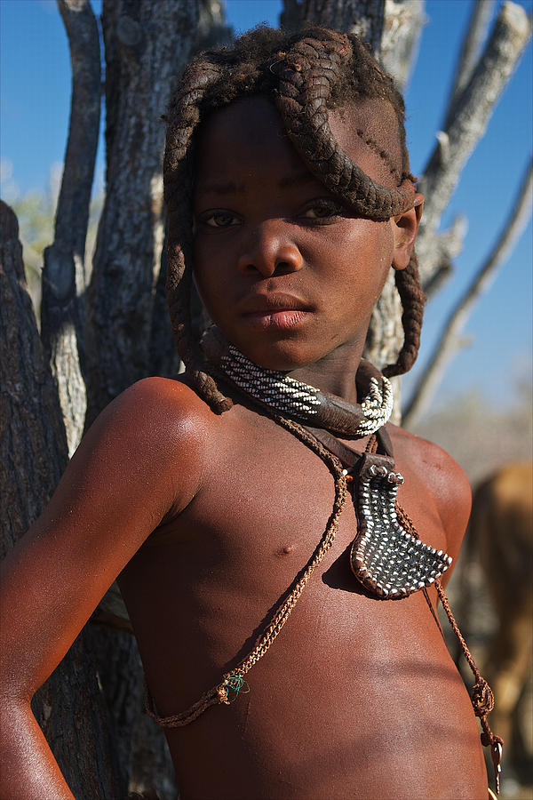 Himba Child Namibia Photograph by David Kleinsasser
