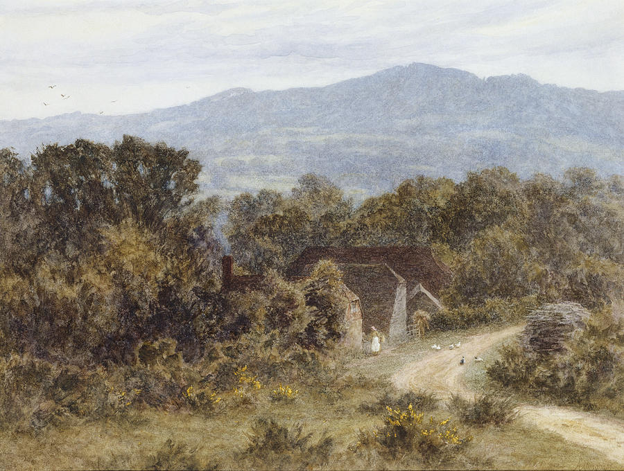 Helen Allingham Painting - Hindhead from Sandhills Witley by Helen Allingham