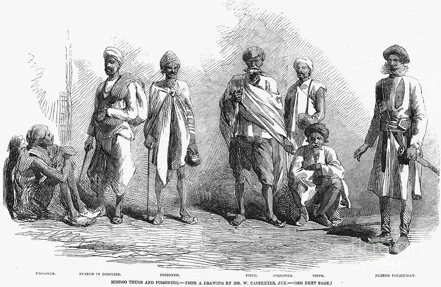 Hindu Thugs, 1857 Photograph by Granger