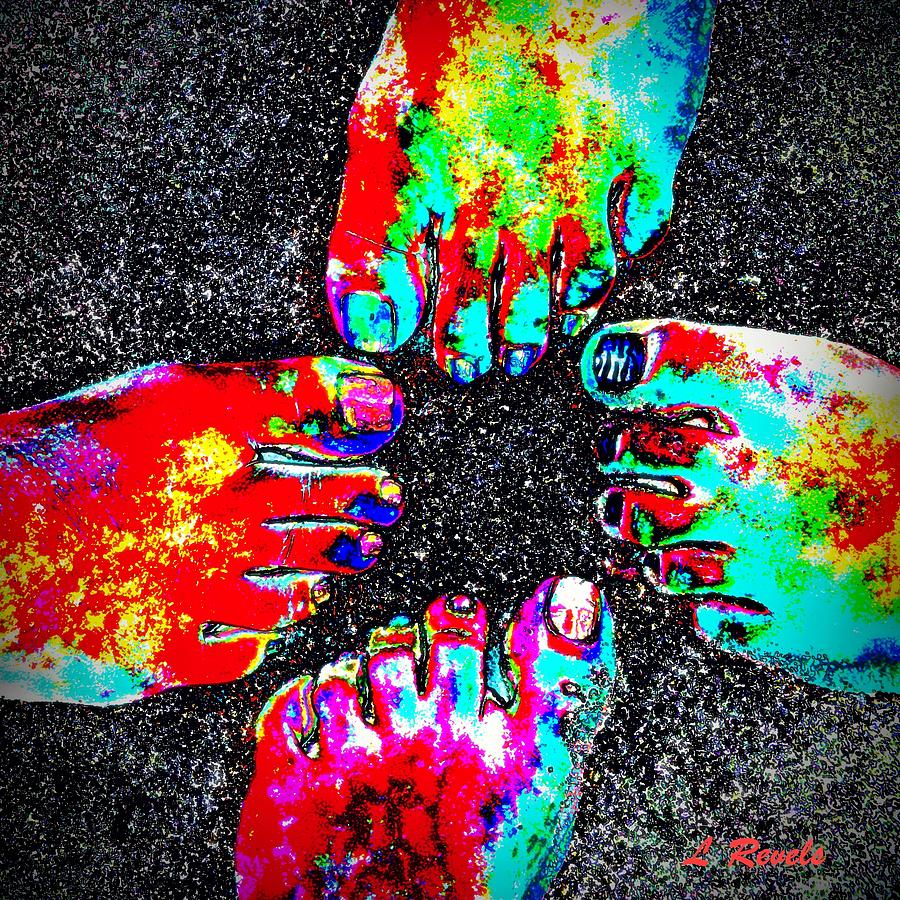 Hippi Feet Photograph by Leslie Revels