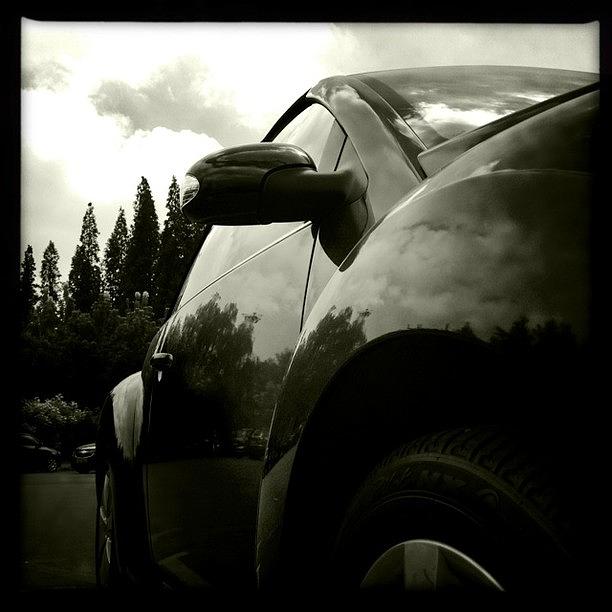 Car Photograph - #hipstamatic #johns #claunch72monochrome by Wei Zhang