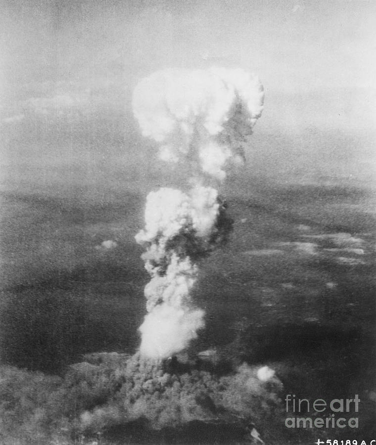 Hiroshima Bombing Photograph by Photo Researchers