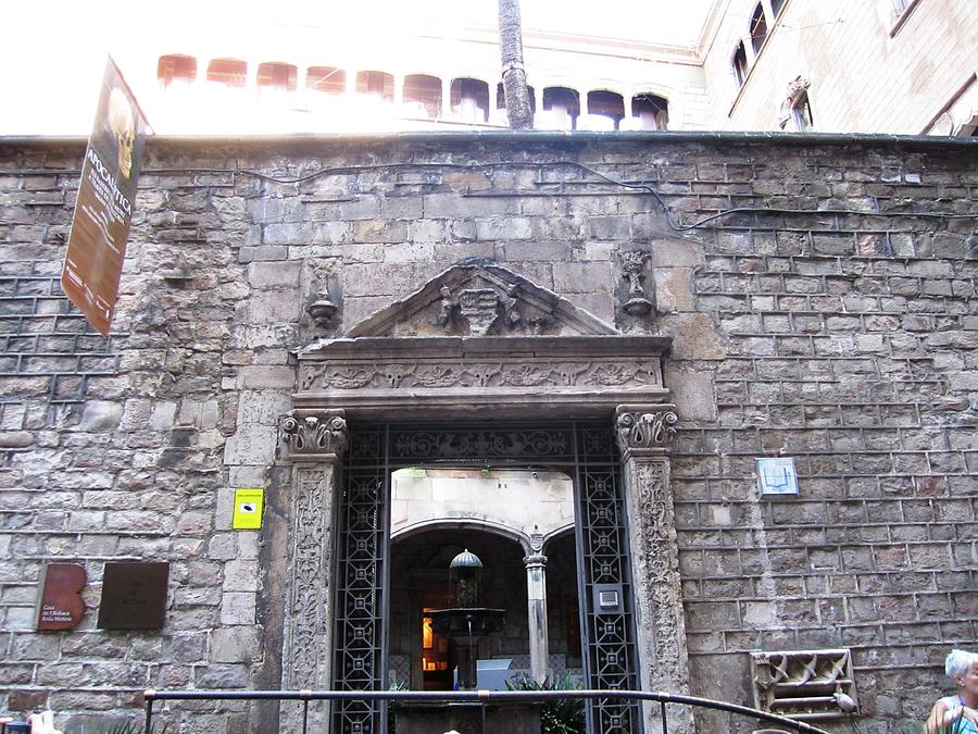 Historic Building Casa de Ardiaca Entrance View in Barcelona Spain Photograph by John Shiron
