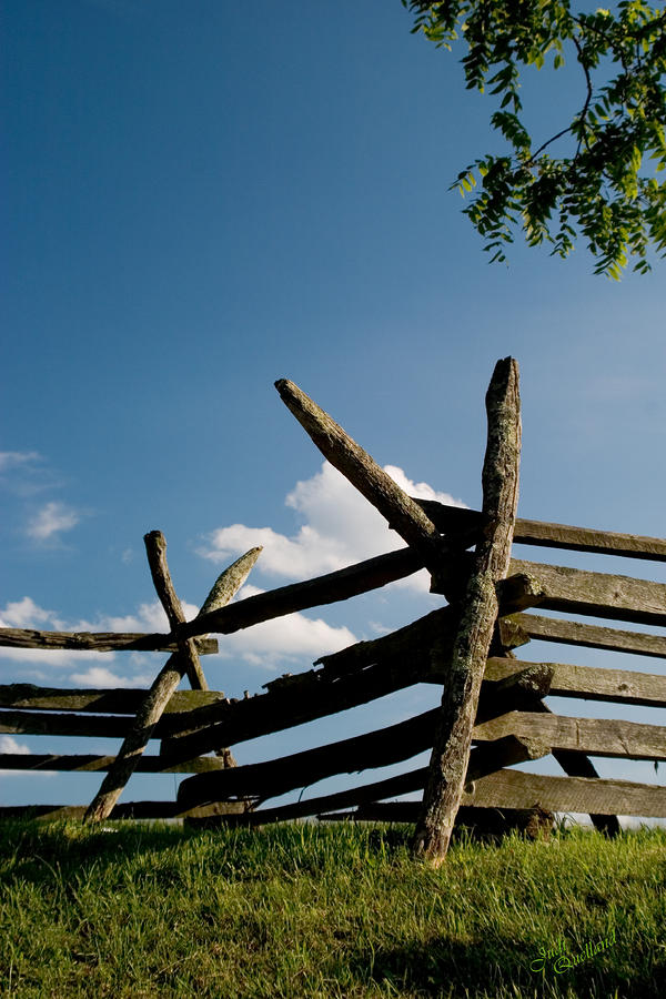 Historic Fence at Antietam Photograph by Judi Quelland