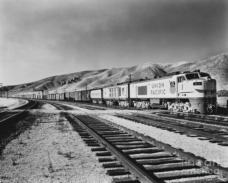 Historic Freight Train Photograph by Omikron