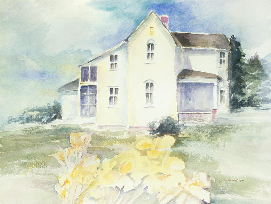 Historic Home Painting by Bettye  Harwell