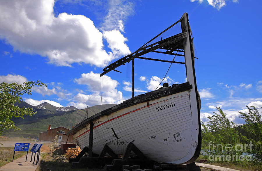 Historic Steamboat in Yukon Photograph by Charline Xia