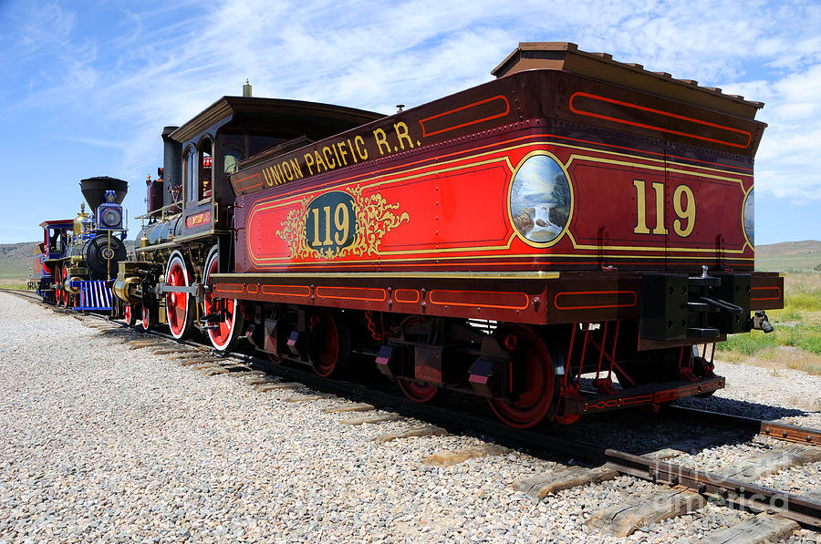 Historic Train - Promontory Point National Historic Park Photograph by Gary Whitton
