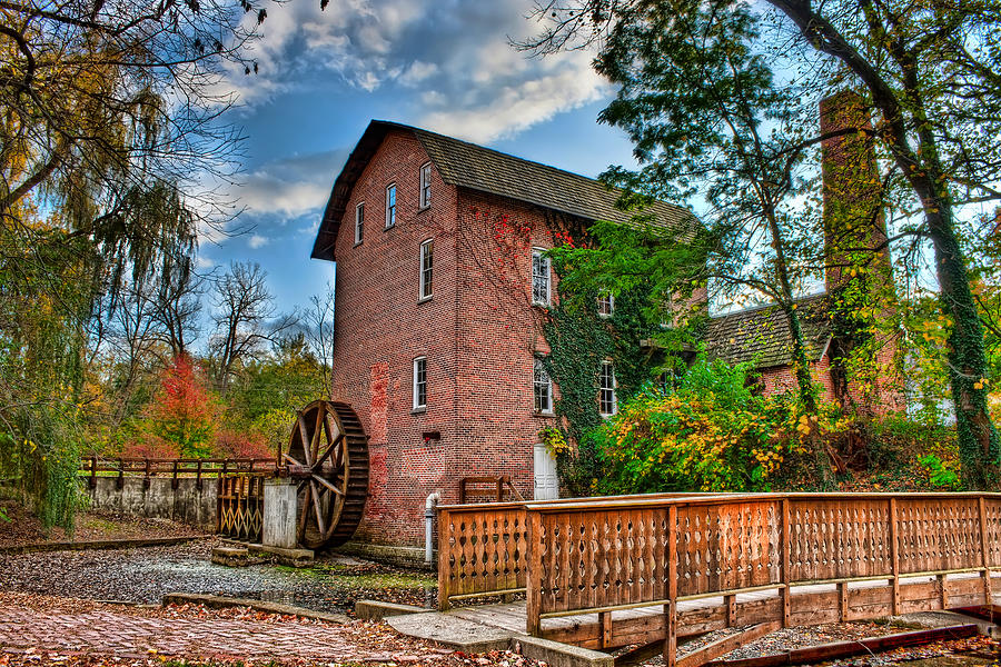 Historic Woods Grist Mill Photograph by Scott Wood