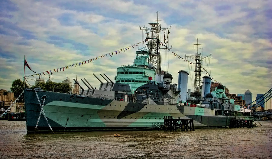 HMS Belfast Photograph by Heather Applegate