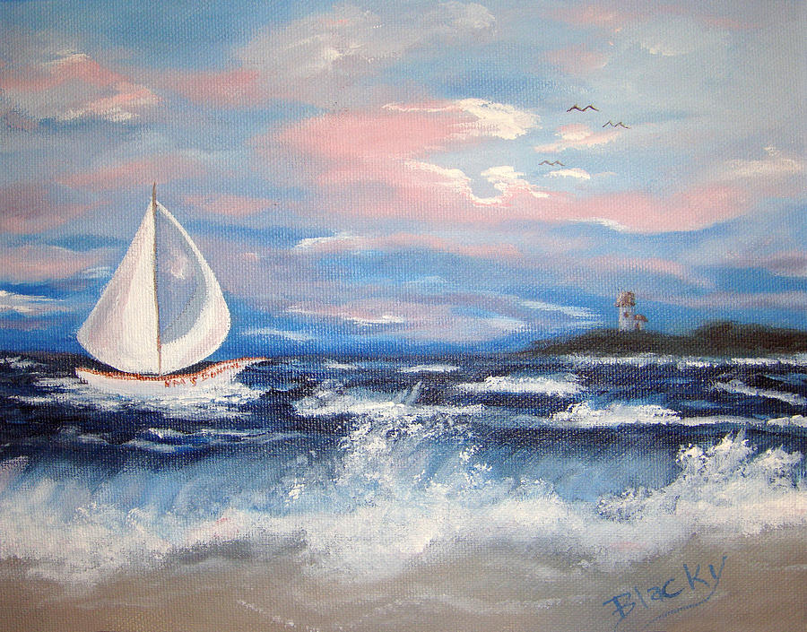 HMS Bonnie Painting by Donna Blackhall