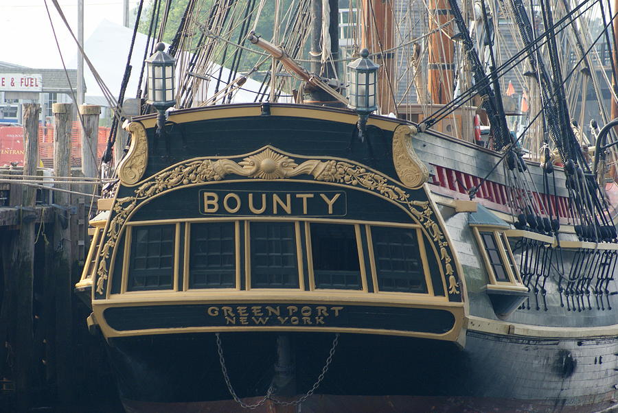 Boat Photograph - HMS Bounty 2 by Lois Lepisto