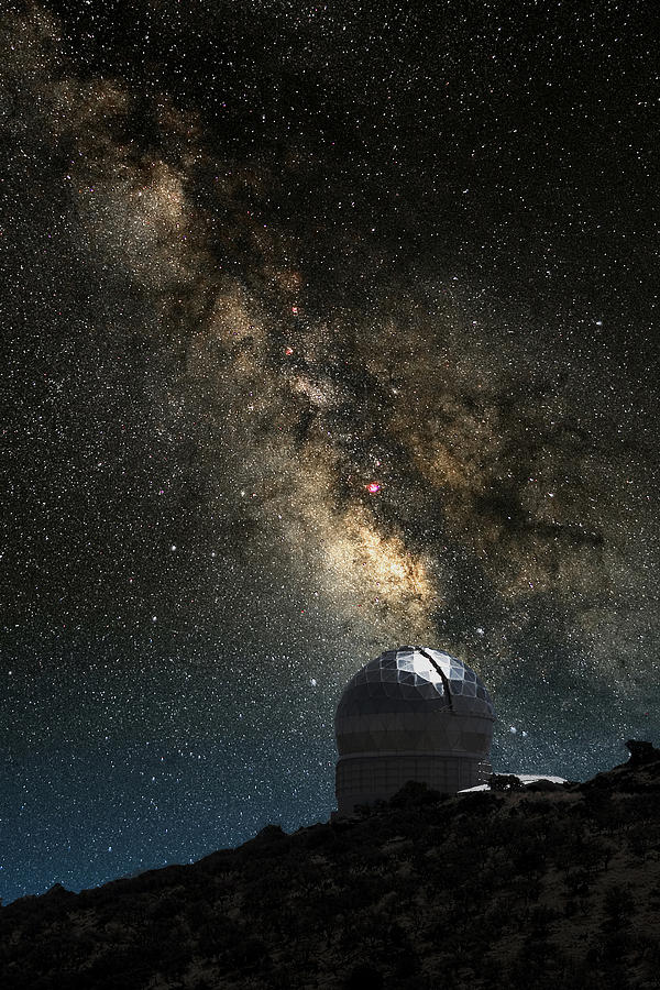 University Of Texas Photograph - Hobby-Eberly Telescope by Larry Landolfi