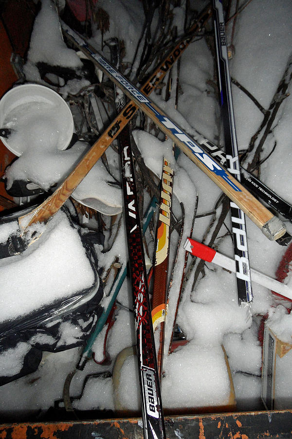Unique Photograph - Hockey Stick Battleground by Cyryn Fyrcyd