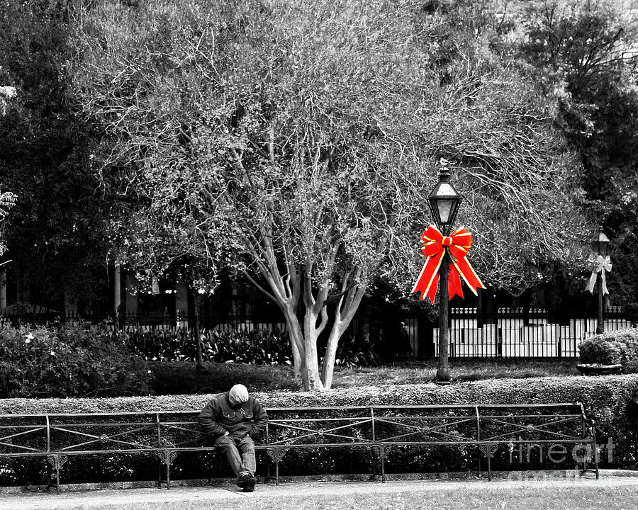 Holiday in Jackson Square 2 Photograph by Perry Webster