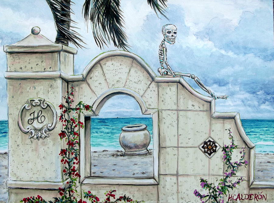Hollywood Beach FL Painting by Heather Calderon